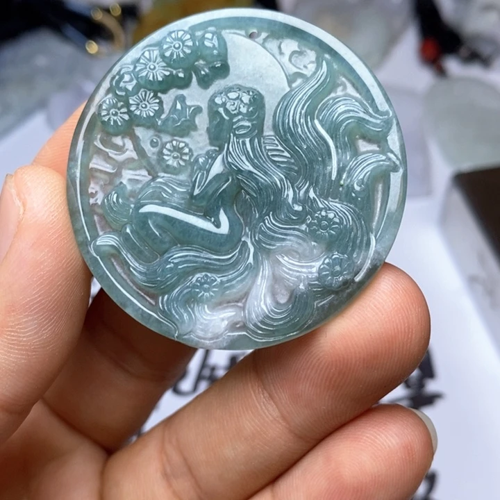 翡翠未镶嵌颈饰翡翠