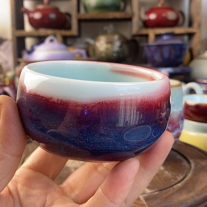 又****梦中国神后钧瓷茶具