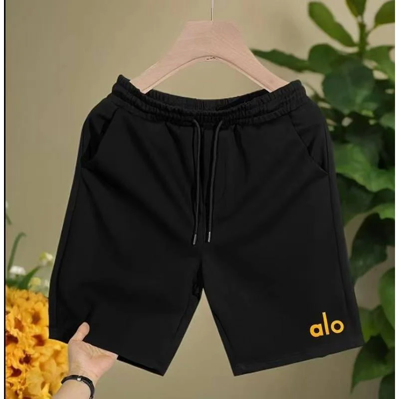 【K2黄色标A&L&O】夏天重磅潮牌短裤休闲五分裤J1091