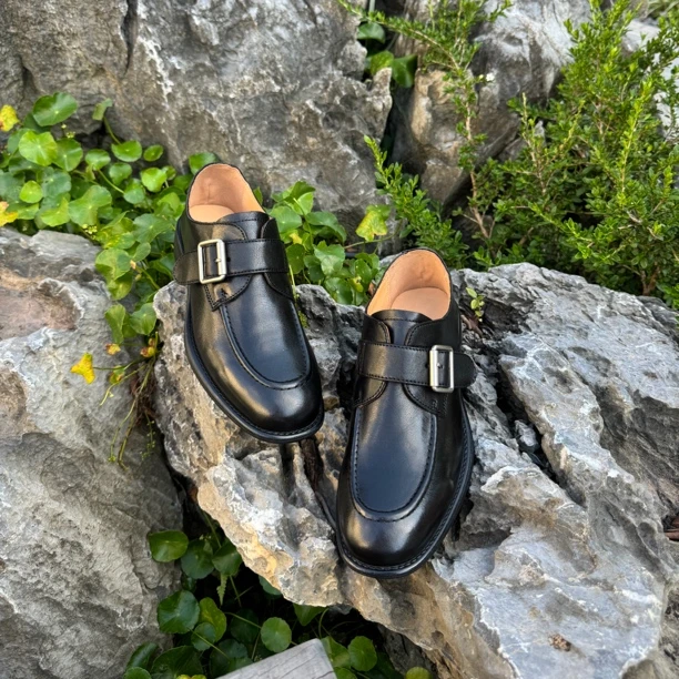 水洗牛皮英伦风轻职风通勤休闲真皮女小皮鞋乐福鞋