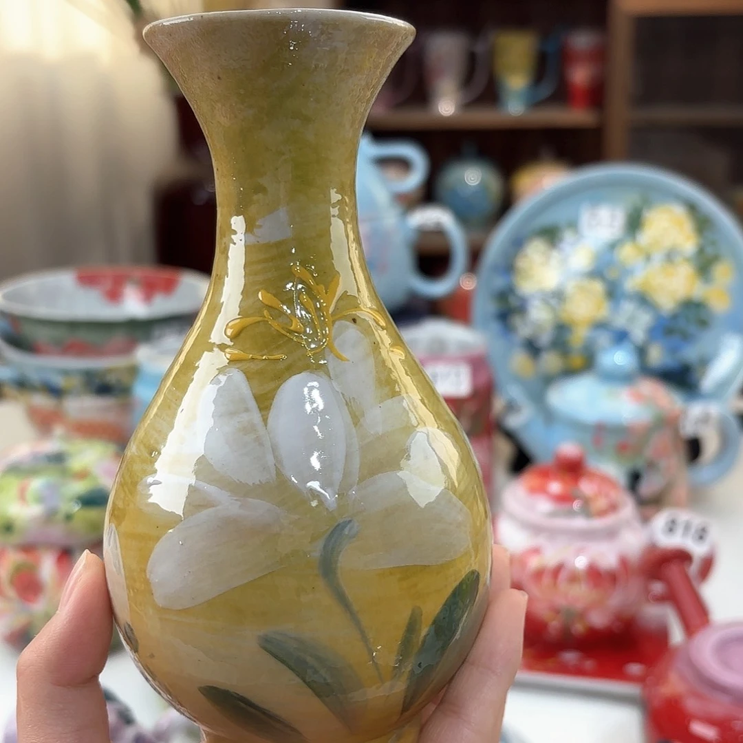 景德镇手绘高温釉下彩陶瓷茶具