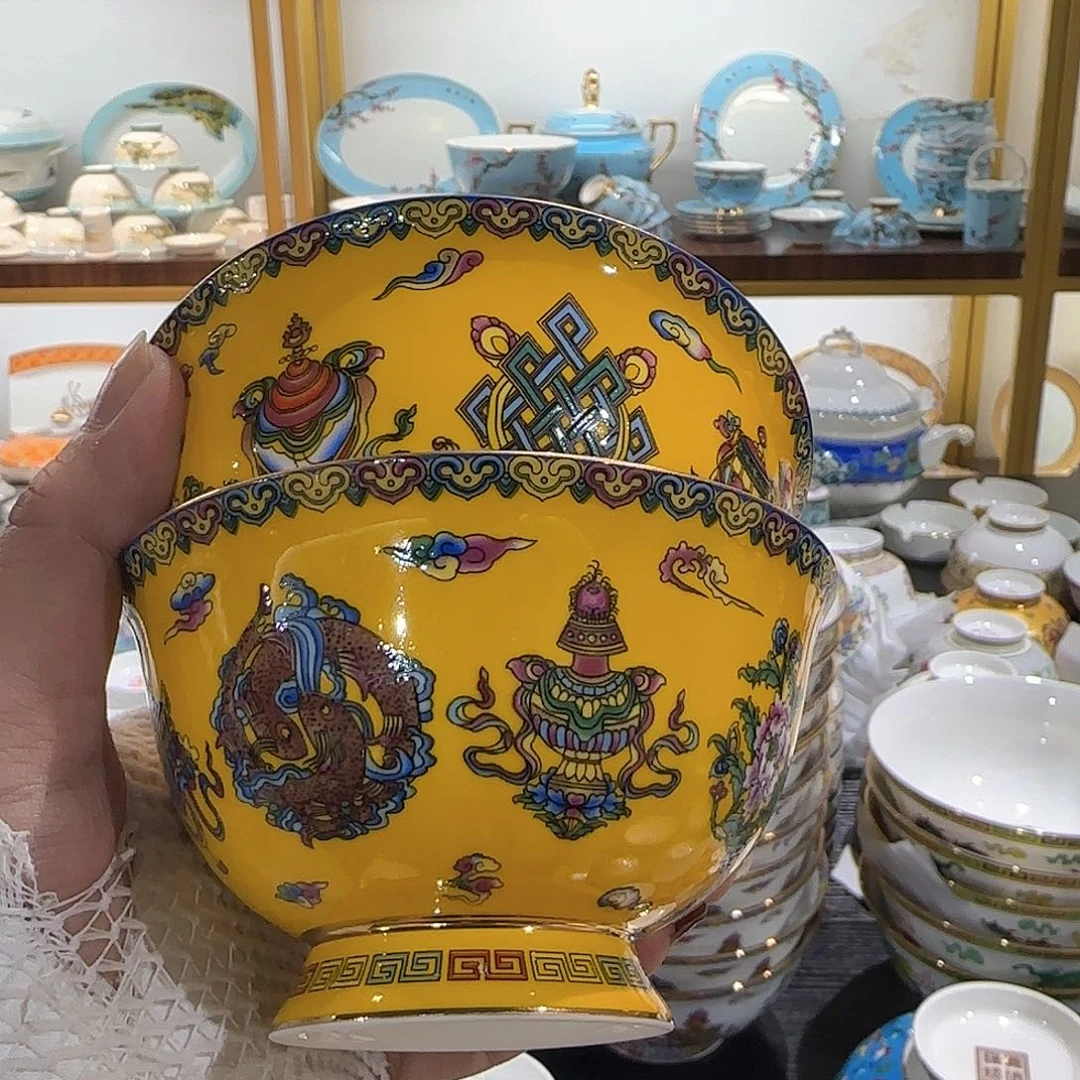 骨瓷骨瓷珐琅彩工艺