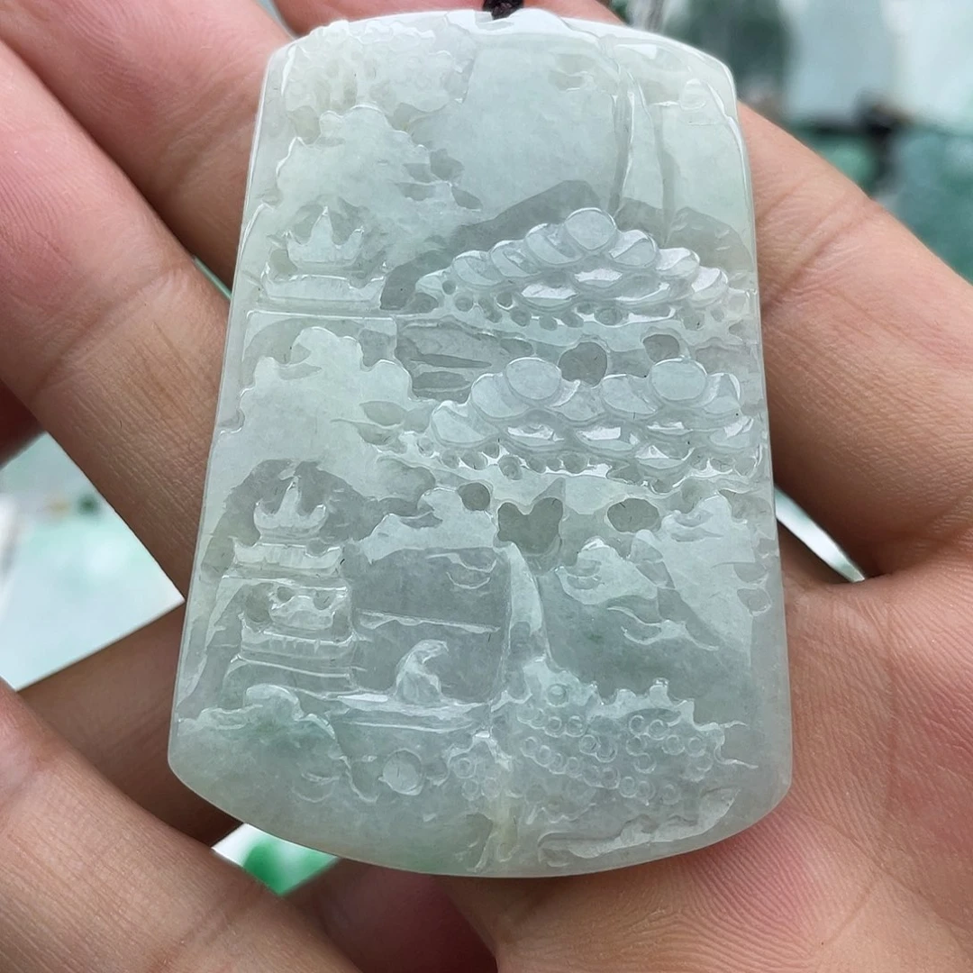 颈饰未镶嵌翡翠翡翠