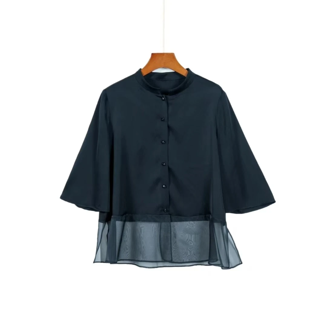 朱总原创设计1Y003竹影流云-素襟上衣