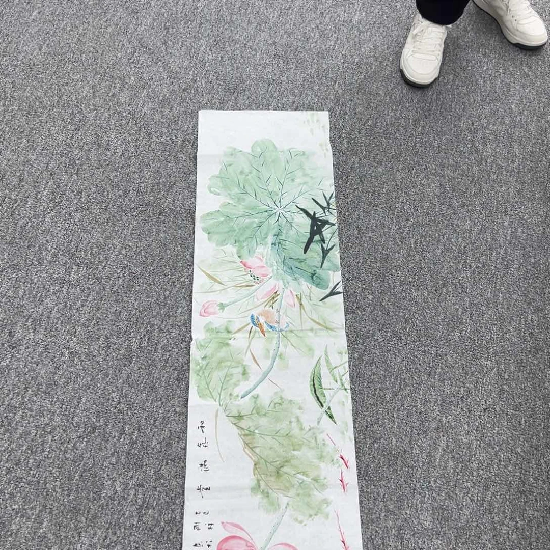 国画纯手工制作的