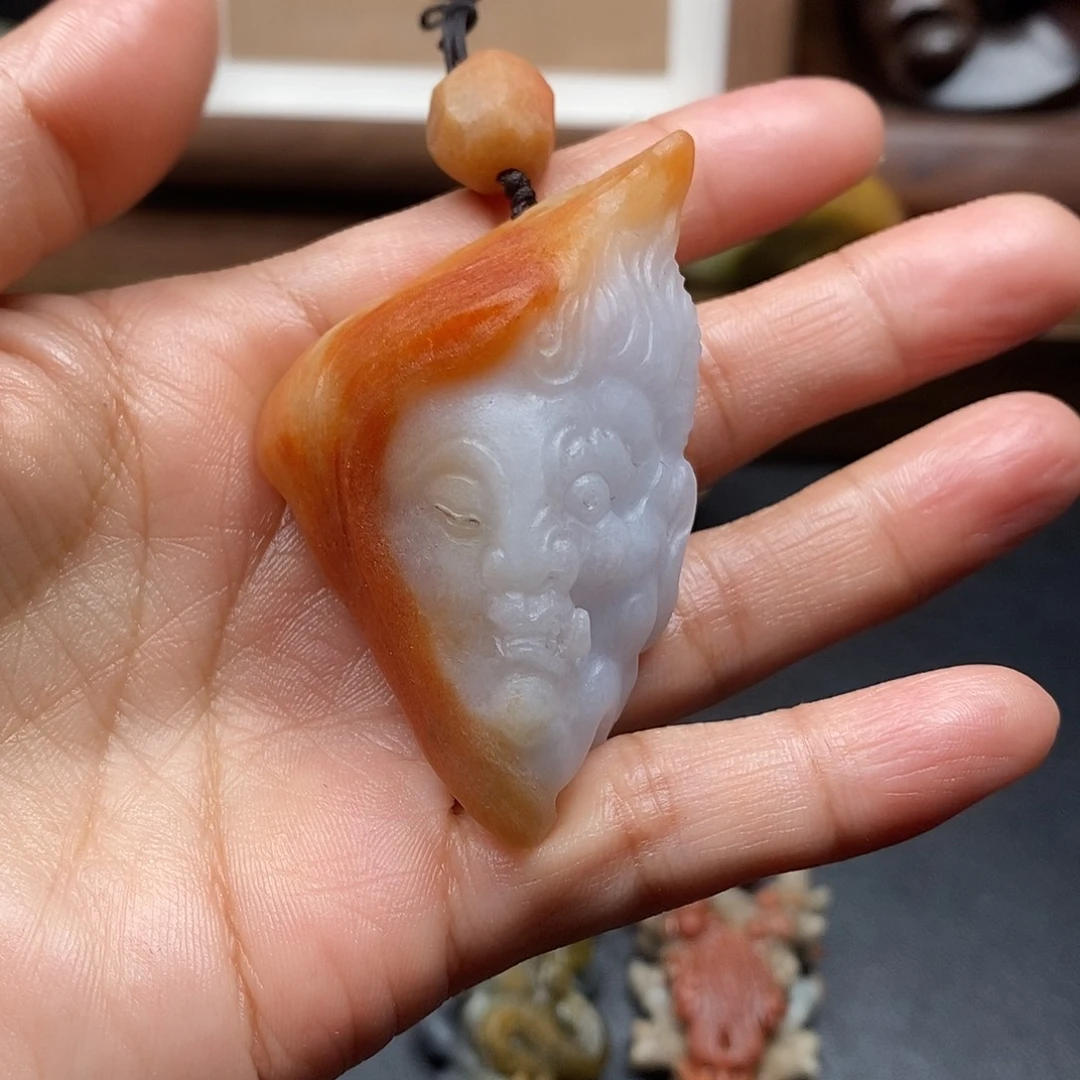 拒***友定制翡翠未镶嵌毛货抛光