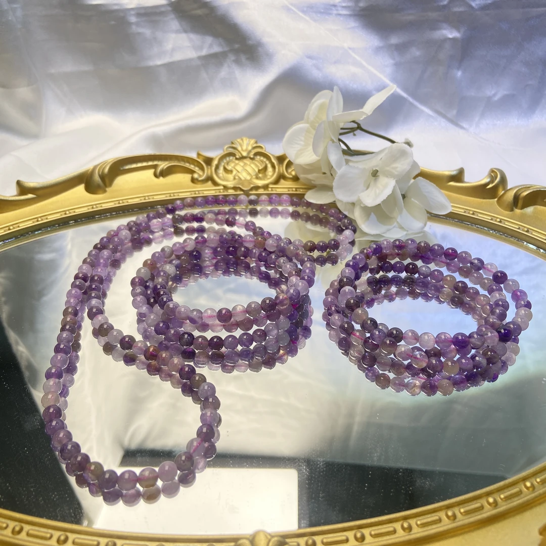 【星浩珠宝】水晶多圈手串23-7T144H484【多样性发一件】5mm