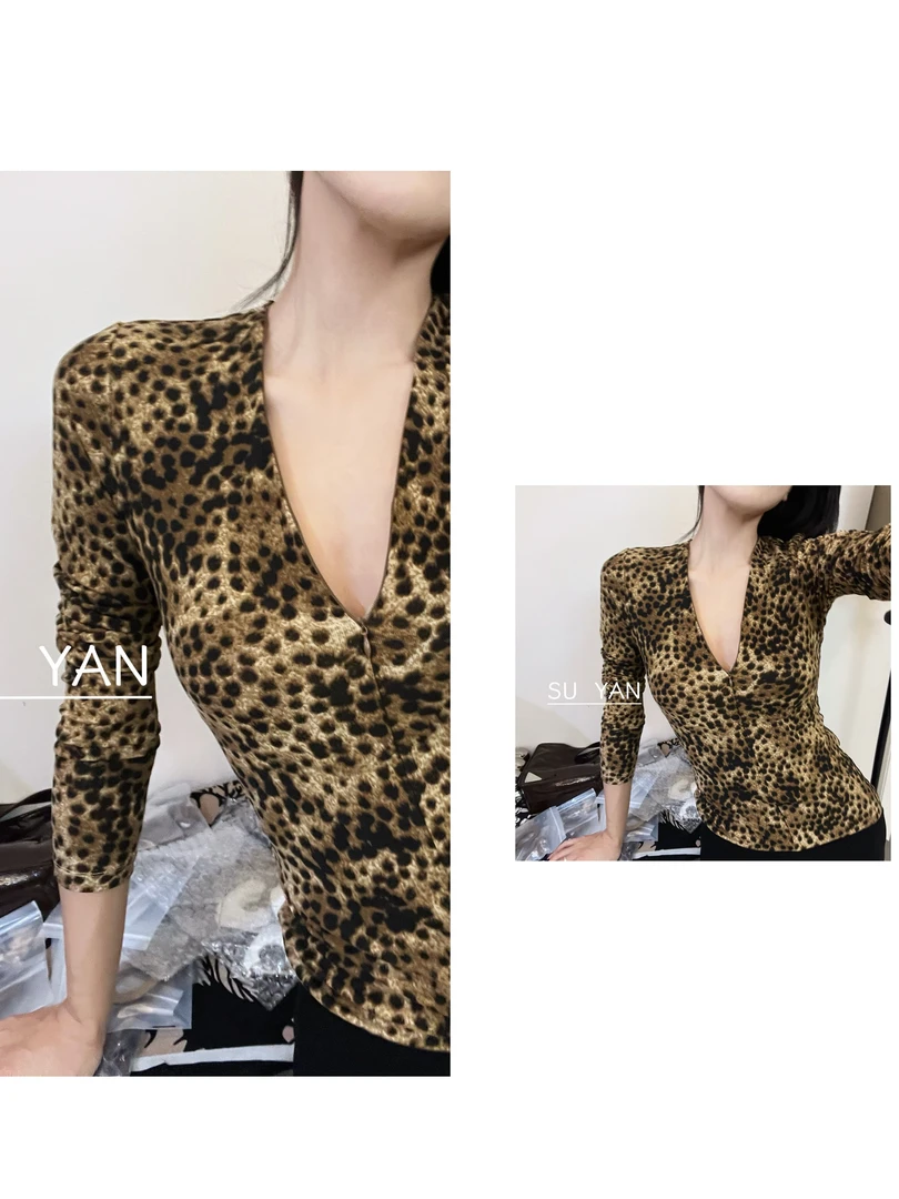 时尚拉链基础修身T