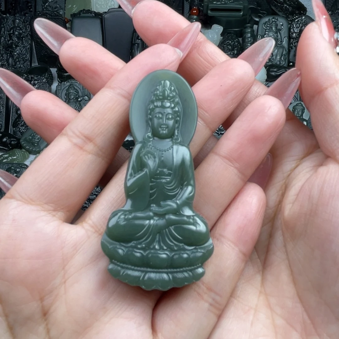 颈饰未镶嵌和田玉道*