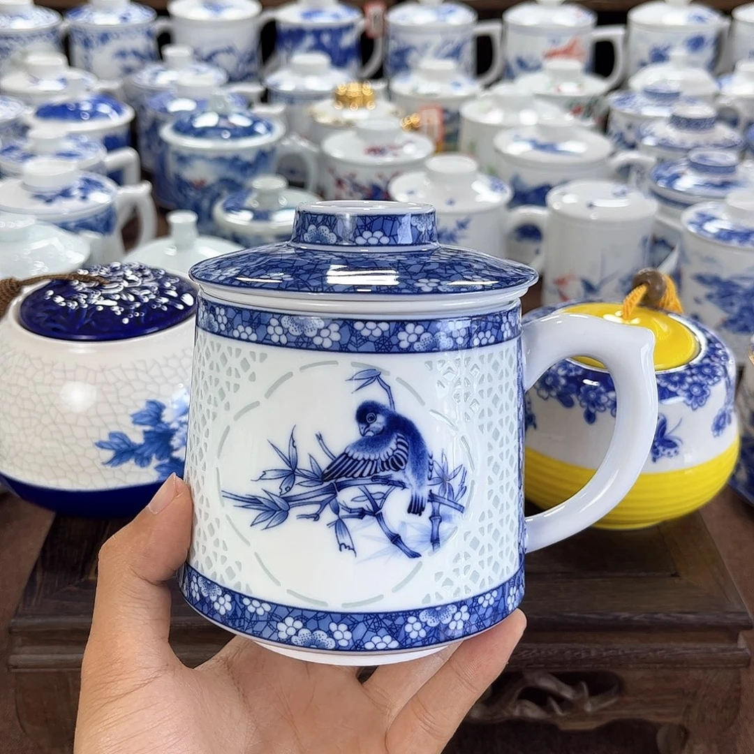 顺***神摆件景德镇陶瓷马克杯