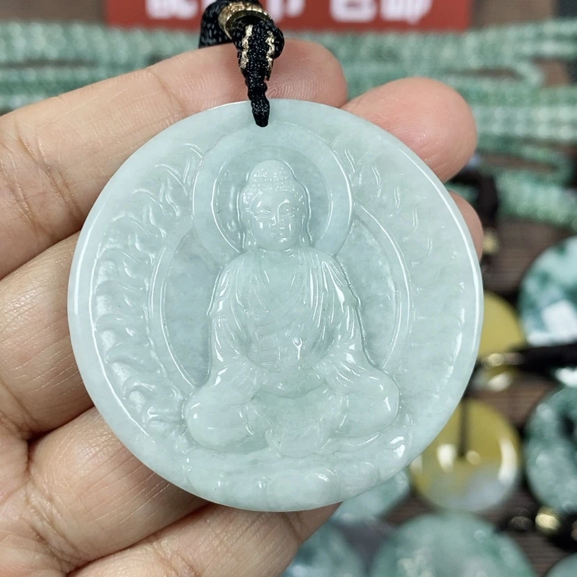 【闪购商品】翡翠颈饰未镶嵌脆*玉吊坠翡翠玉