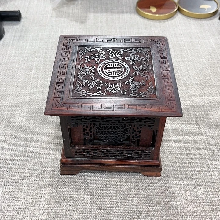 琉璃手工艺品红木工艺品雕刻工艺微暇