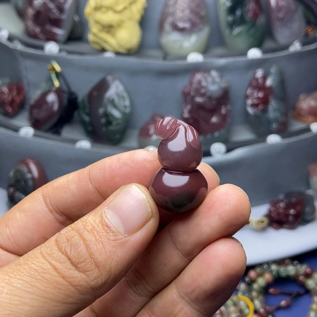 金***亚玛瑙/玉髓未镶嵌颈饰