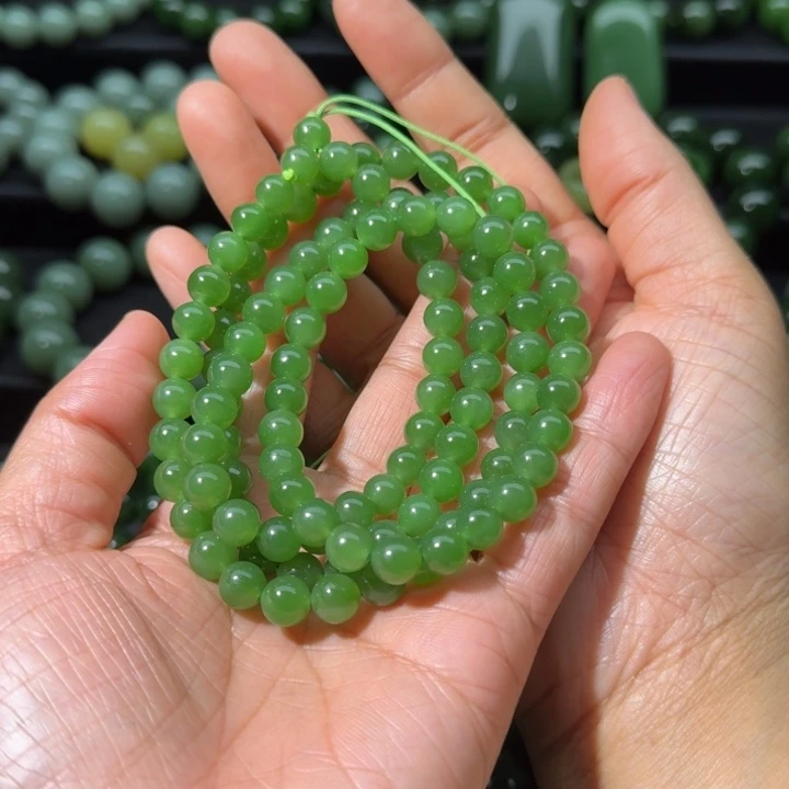 和田玉（碧玉）手串未镶嵌