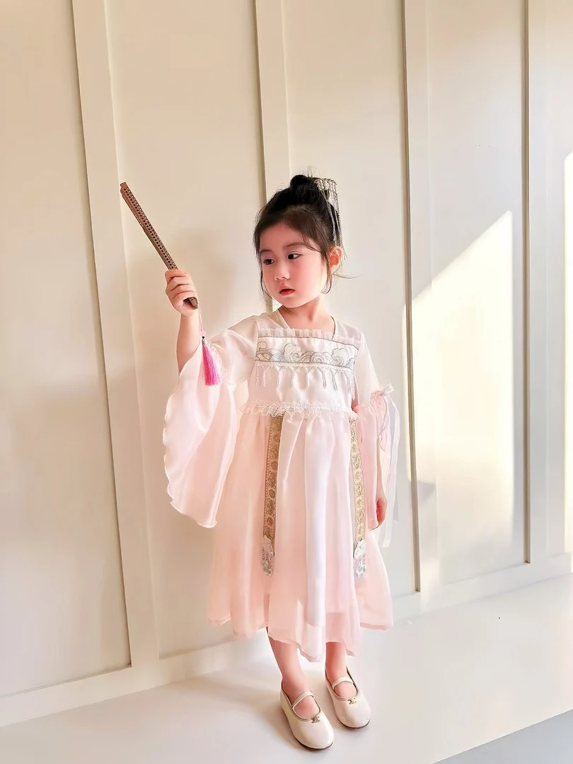 【原创设计品牌】Xh&kids 2002汉服女童夏款古装风古风夏季公主裙