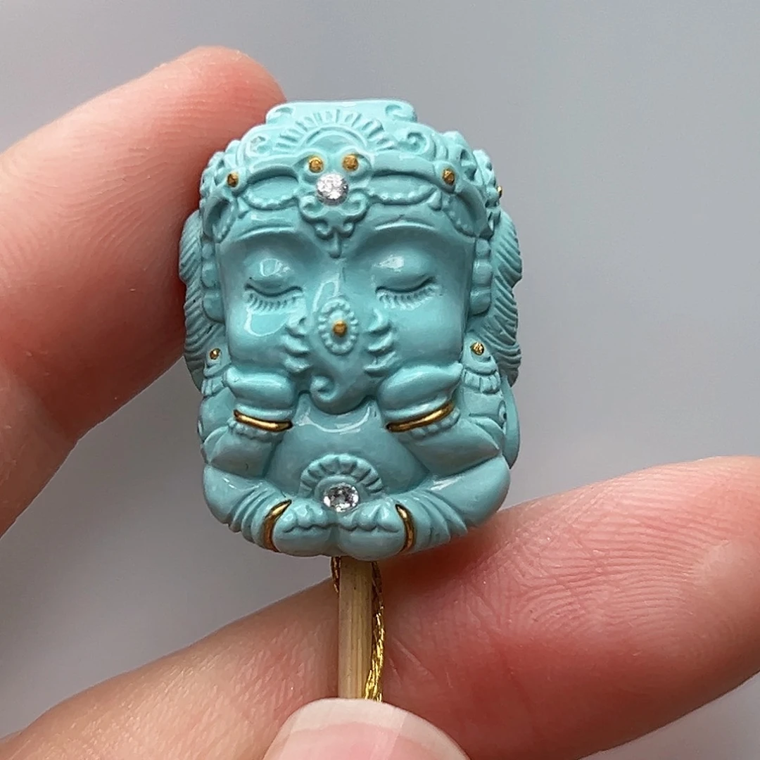 绿松石珠宝奇石未镶嵌