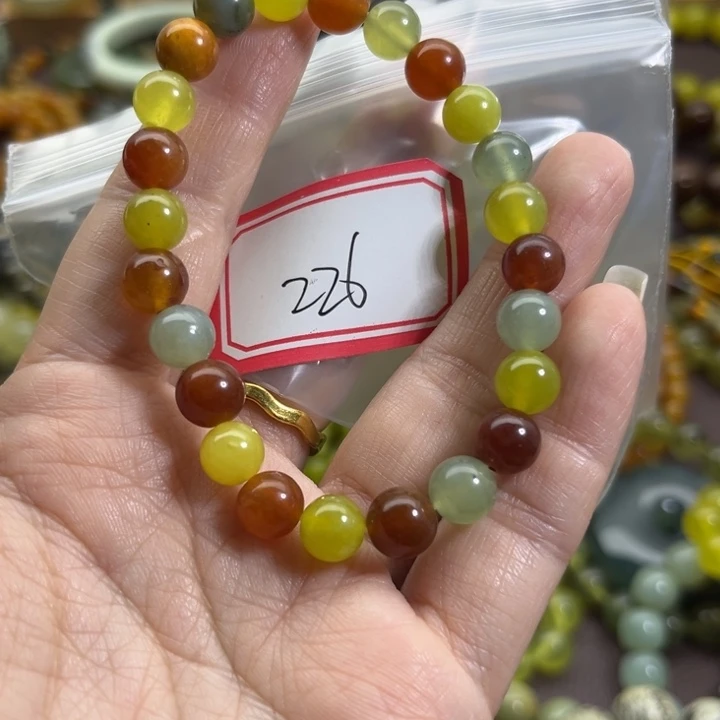 飞****蛇纹石玉未镶嵌手链