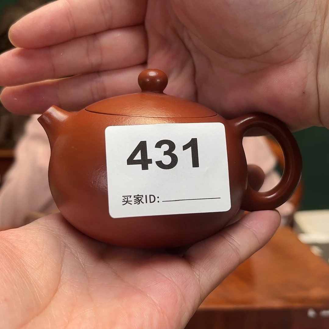 紫砂茶宠朱泥西施431