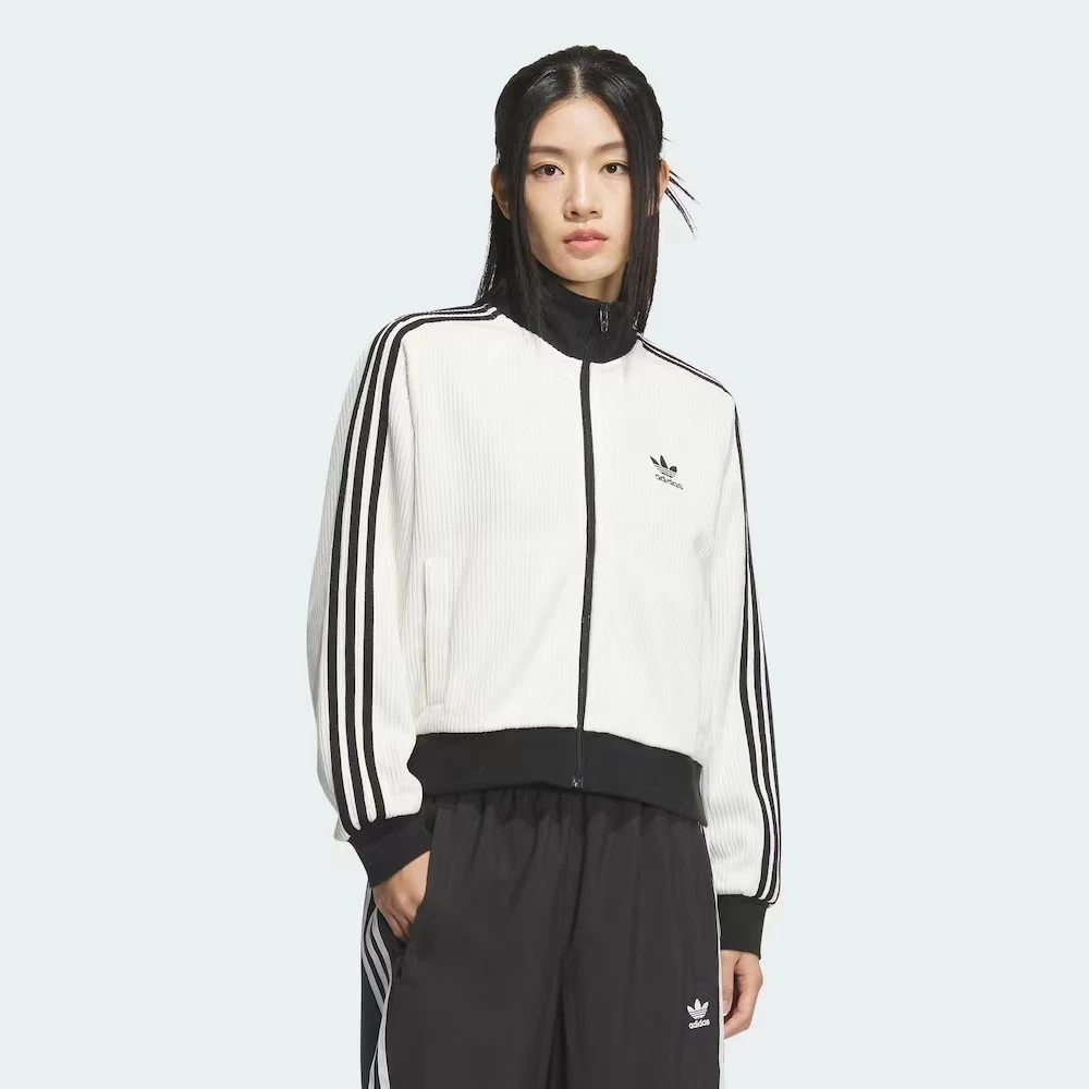 adidas/阿迪达斯KNIT TRACK 针织运动宽松夹克外套 KC2649