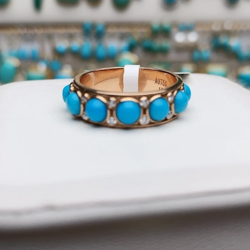 【闪购商品】绿松石配饰18K金镶嵌