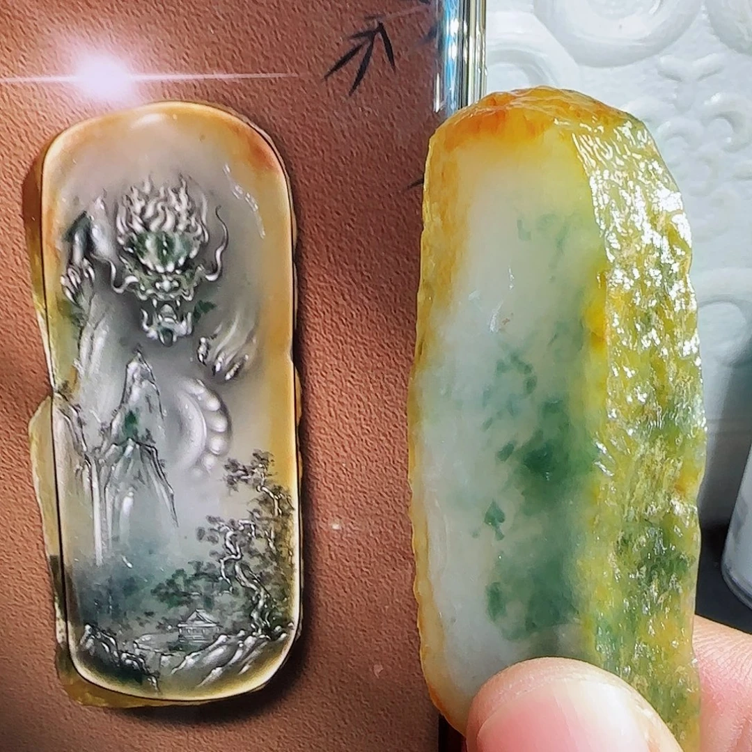 未镶嵌定制翡翠缅甸天然A货翡翠含老师工艺