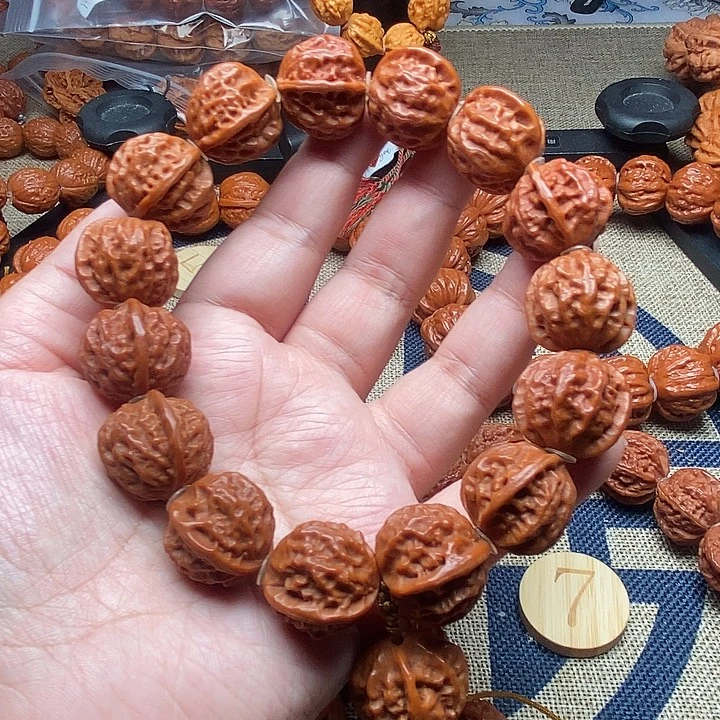 文玩核桃手串官帽手持22