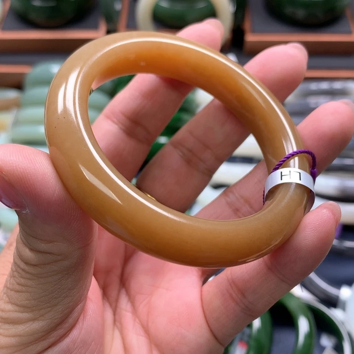 【闪购商品】未镶嵌手镯和田玉（糖玉）30