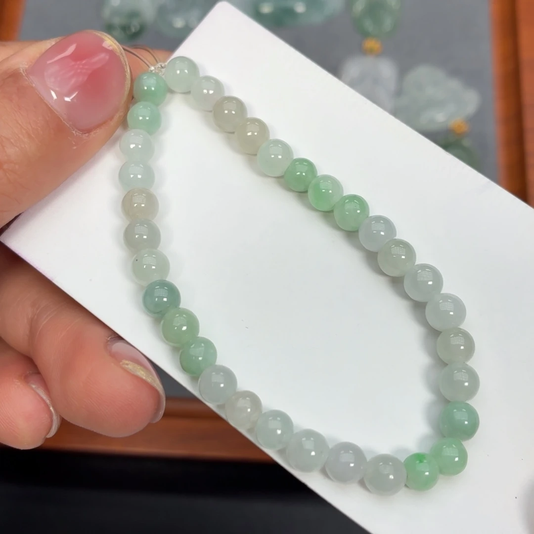 翡翠未镶嵌颈饰手串卡5.6