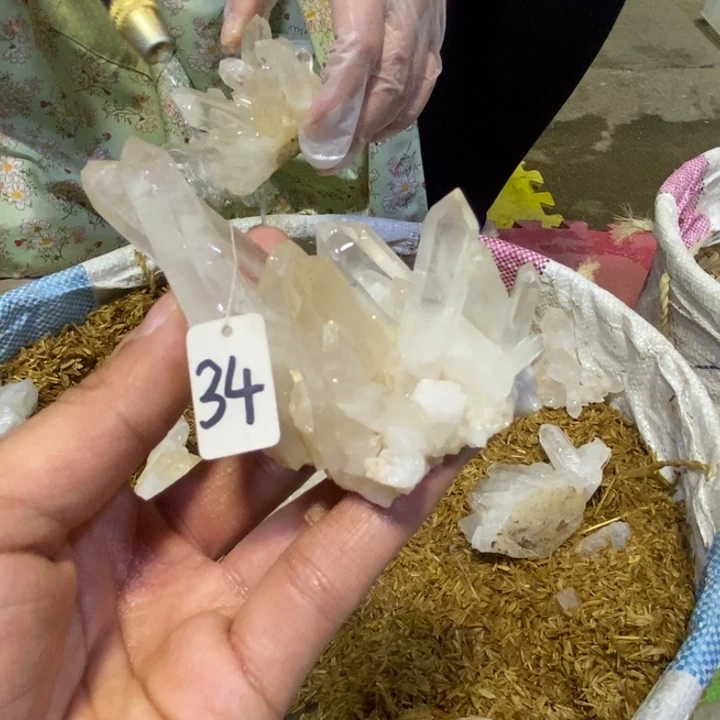 水晶水晶原石摆件未镶嵌