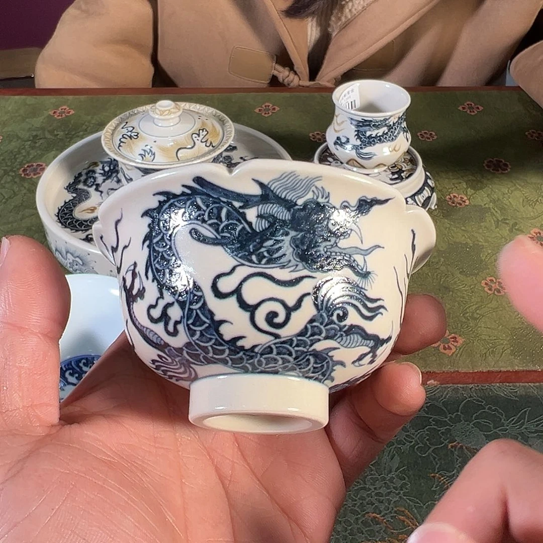 杯景德镇手工手绘杯子