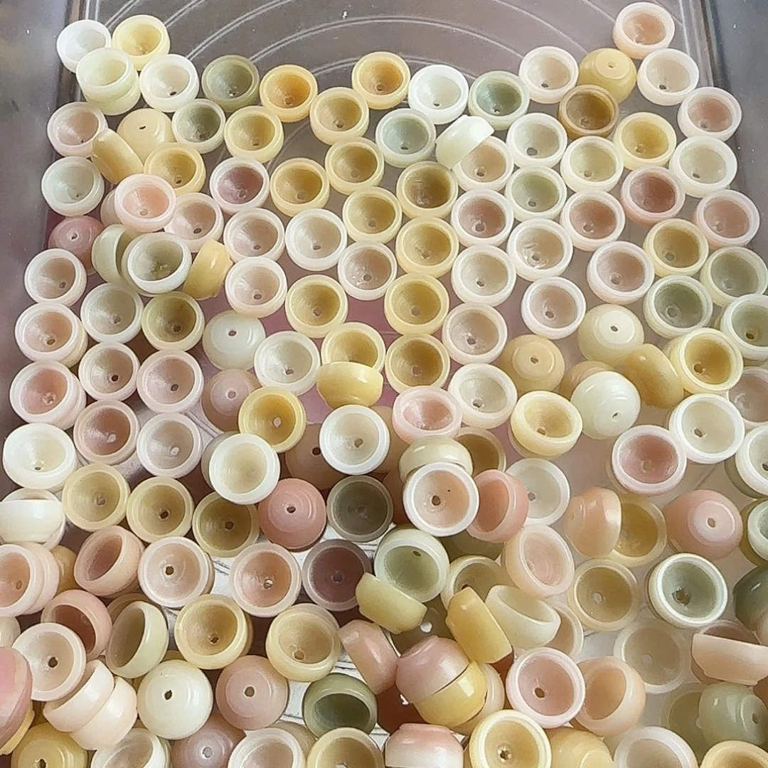 菩提根/象牙果手串微瑕疵玛卡龙碗肠200➕20颗处理无售后