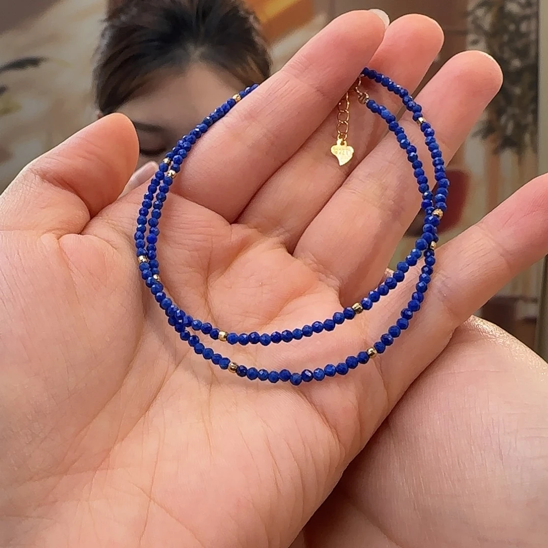 青金石未镶嵌颈饰111111111