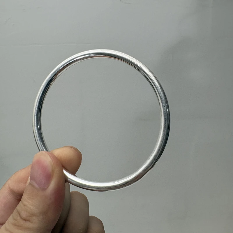 足银手镯  素圈999足银 手镯