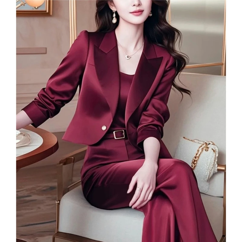 春季高级感套装洋气时尚气质减龄一整套开春穿搭 S5094