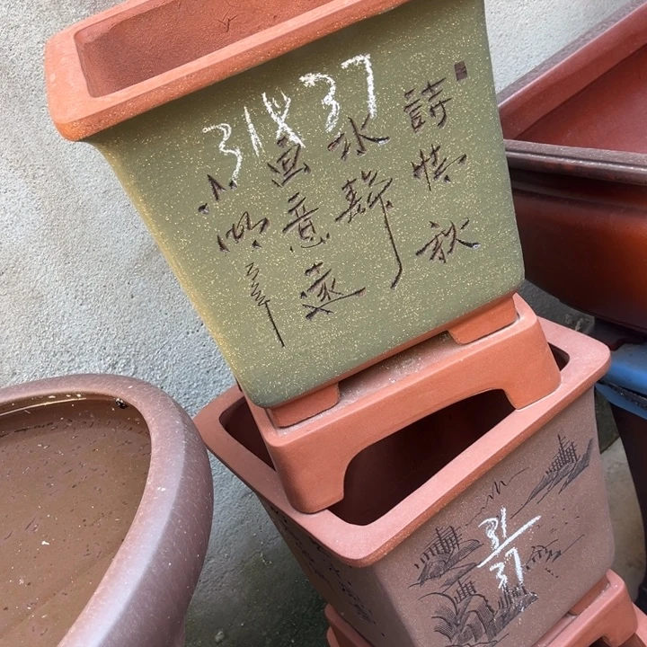 紫砂花盆紫砂花盆