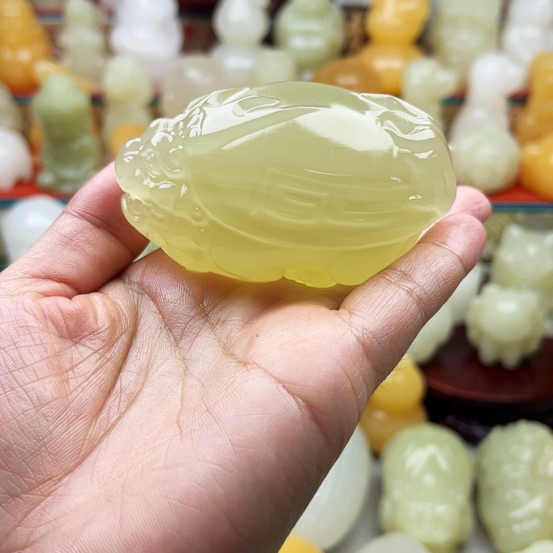 K*** 石材龙龟手把摆件