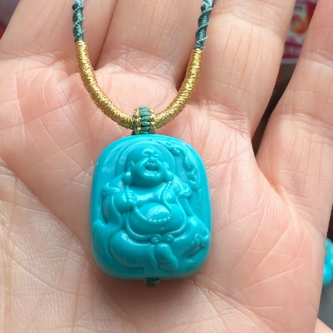 绿松石未镶嵌颈饰