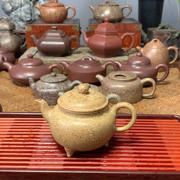 紫砂茶壶玉皇段260 cc
