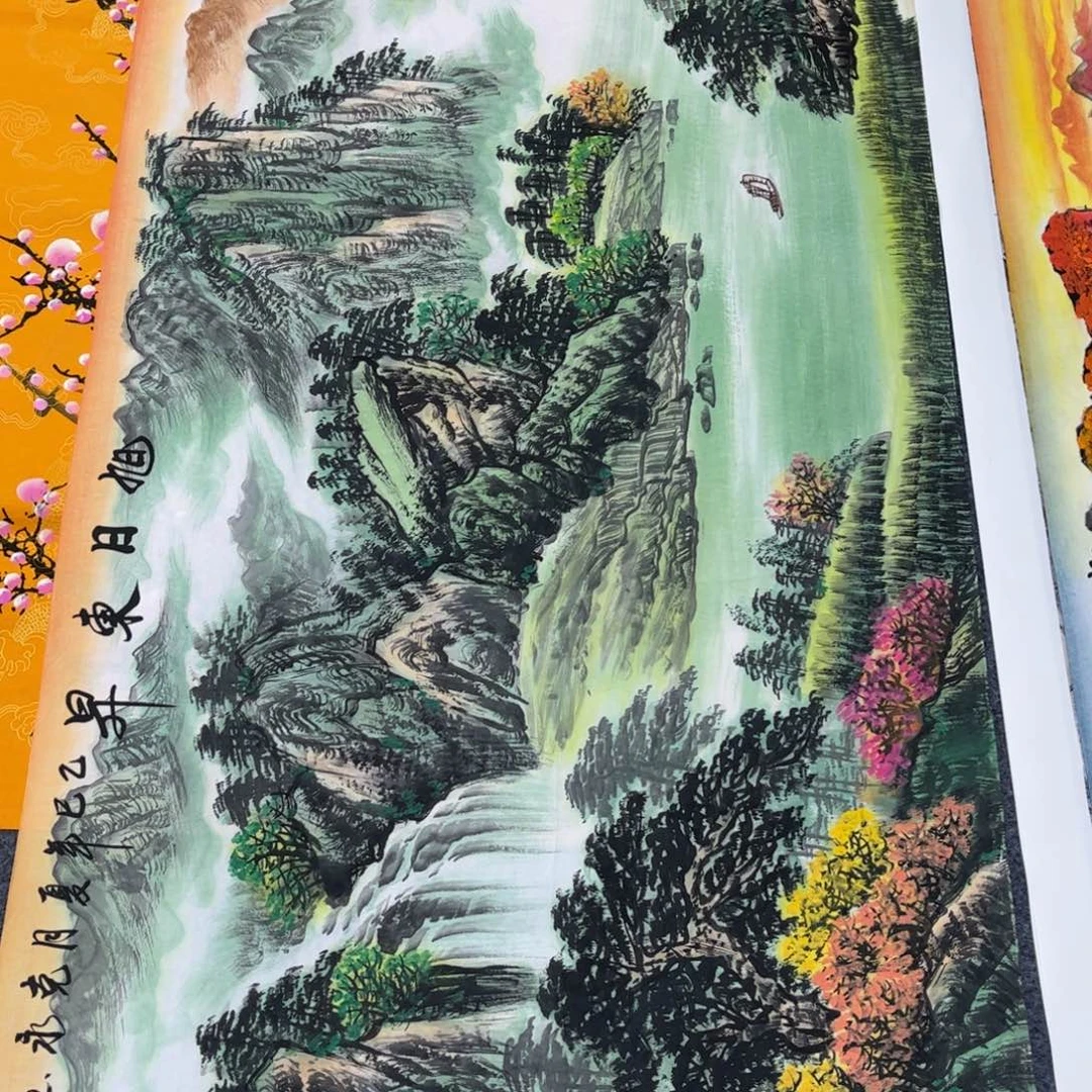 国画国画老师手绘作品