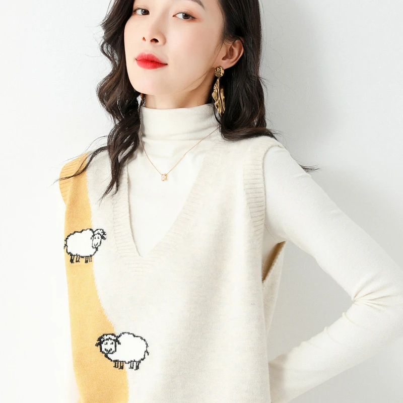 317绵羊马甲的时尚