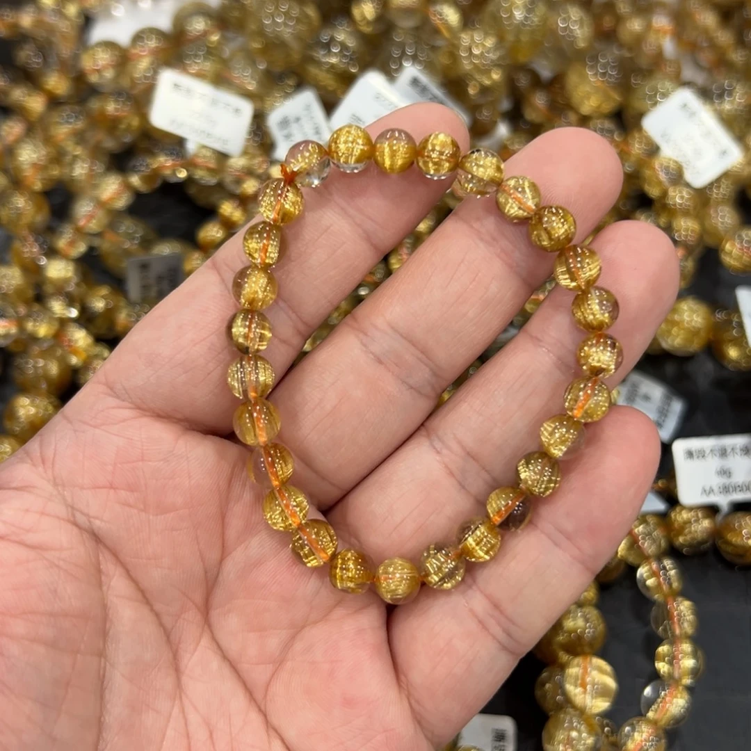 水晶手链未镶嵌aaa0243钛晶