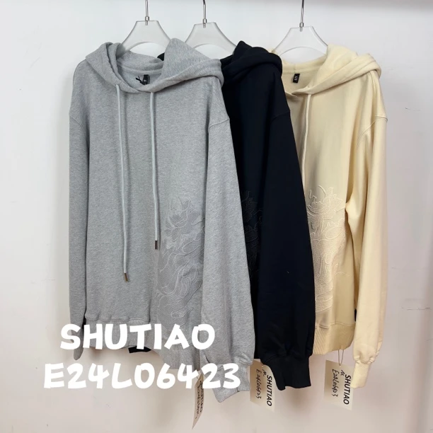 【SHUTIAO】2024秋冬：新款小众设计款卫衣E24L06423