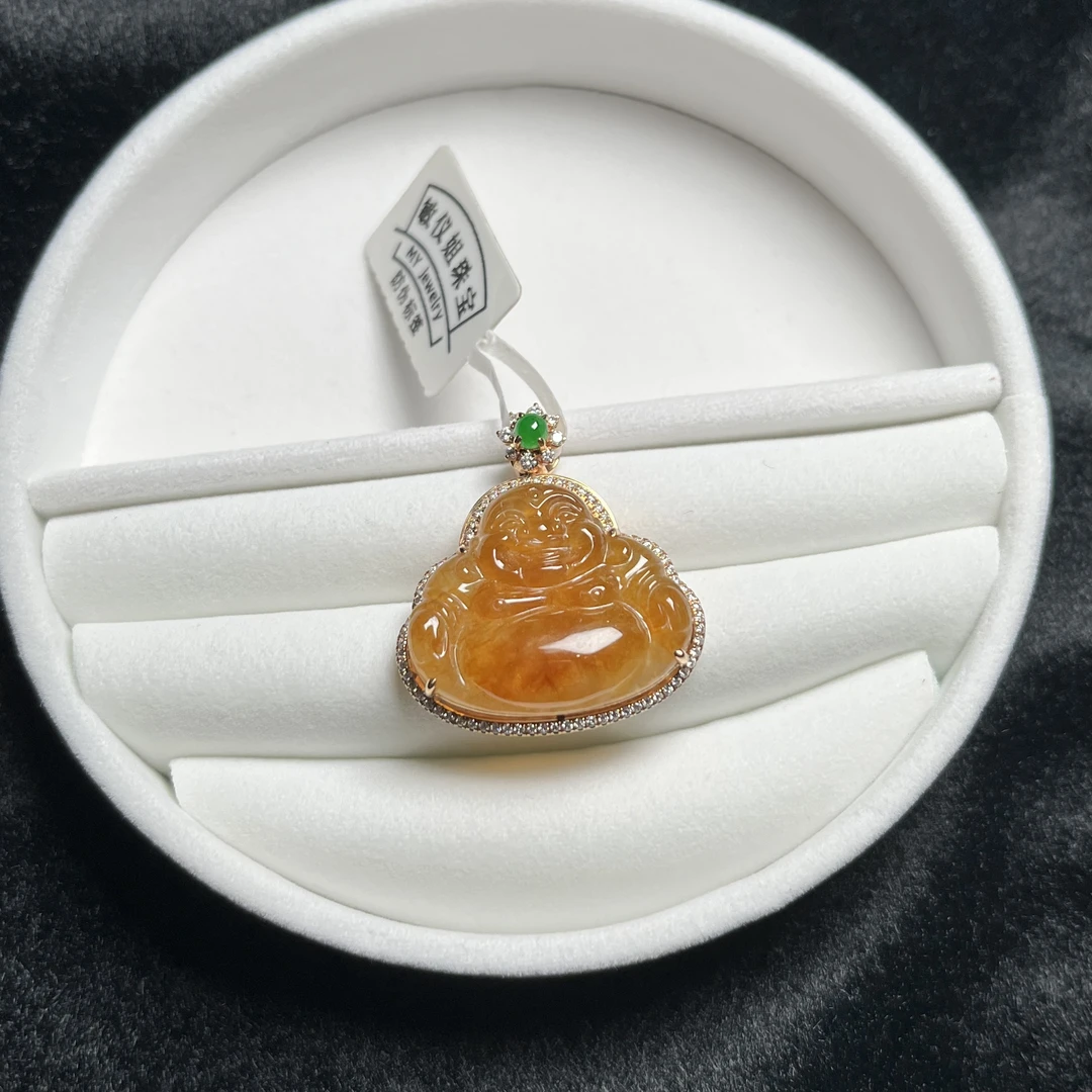 H9010 冰红佛公吊坠（直播间点菜看细节尺寸）