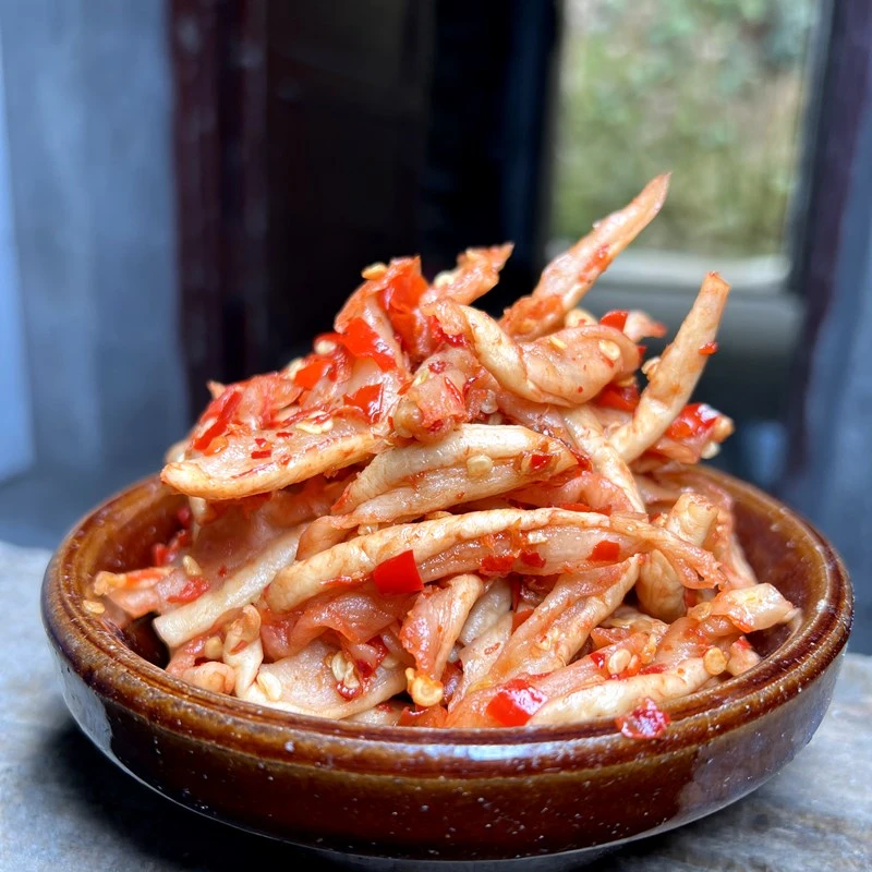 南县攻略湖南农村手工香辣脆萝卜干咸菜辣椒萝卜干咸菜香辣脆下