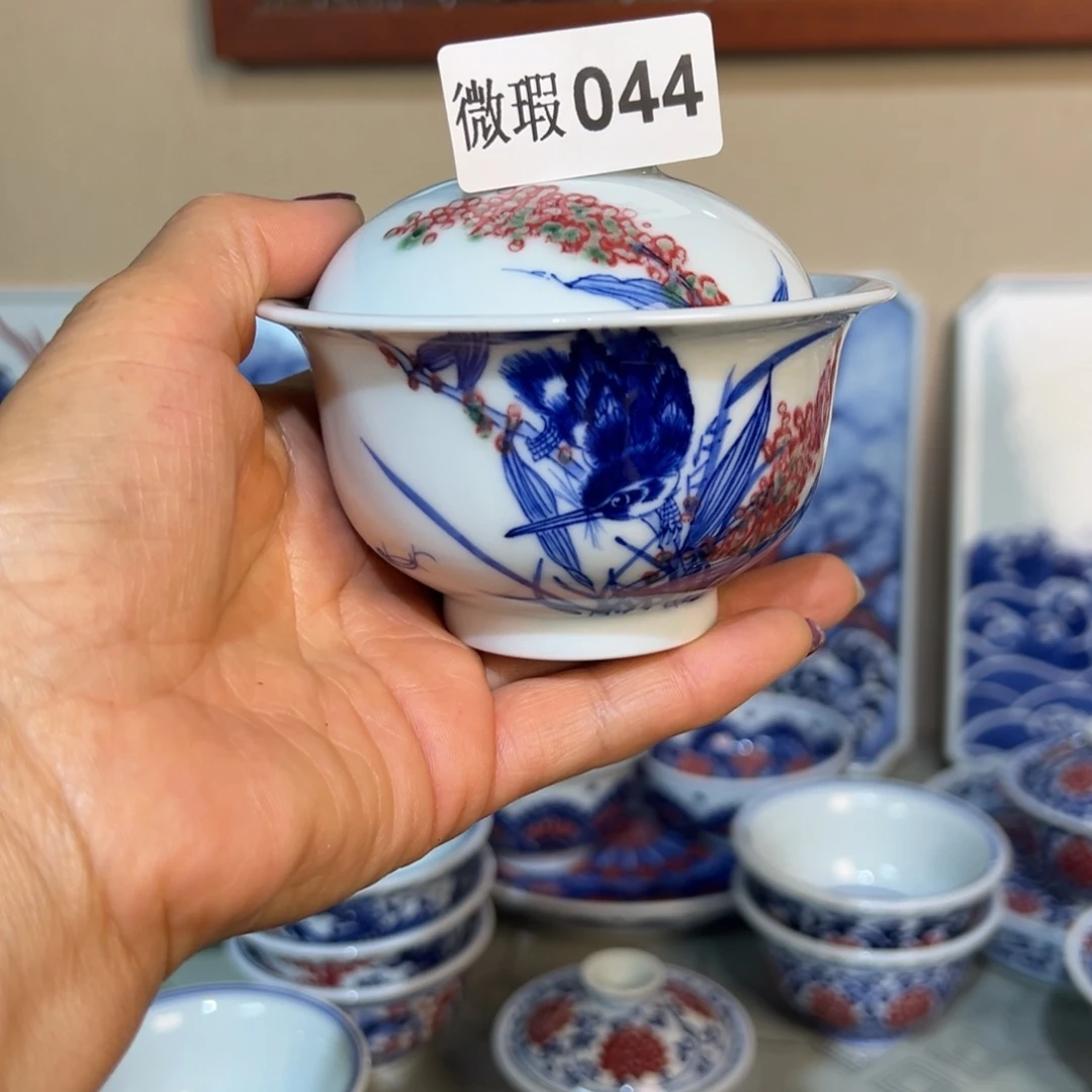 现代瓷青花釉里红工艺