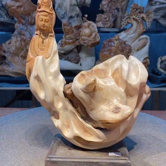 柏木（崖柏）根雕摆件