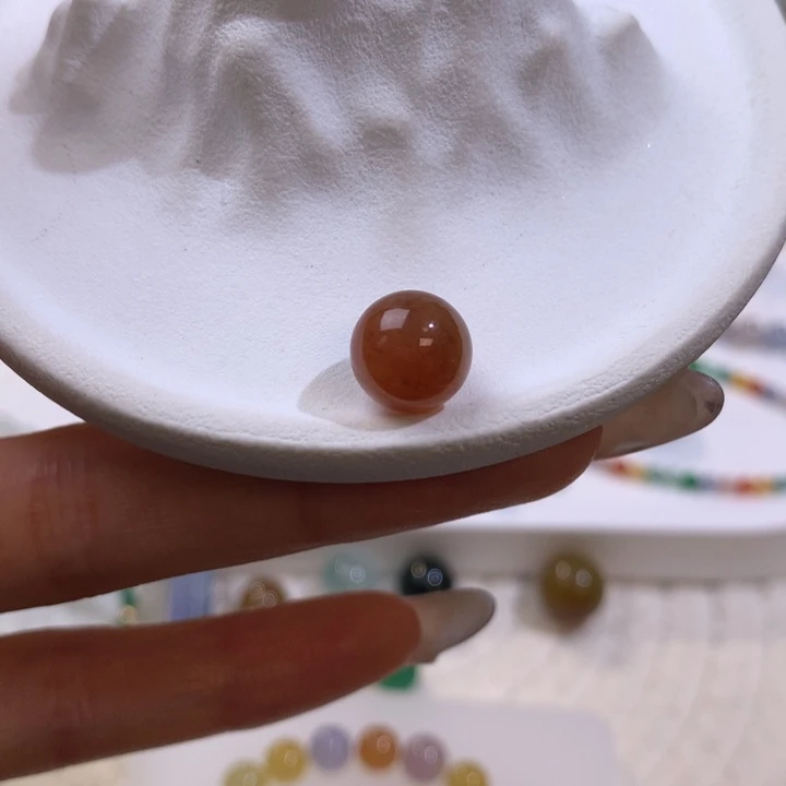 散珠翡翠橘红翡 卡9.3 yu