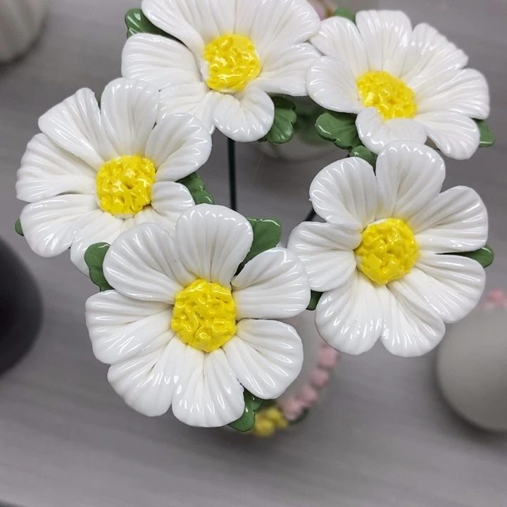 陶瓷陶瓷材料小雏菊