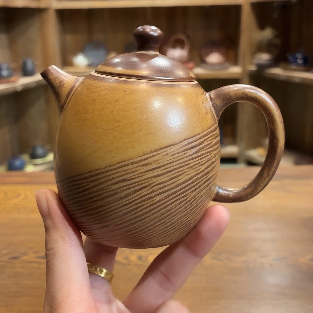 柴烧老岩泥茶器皿