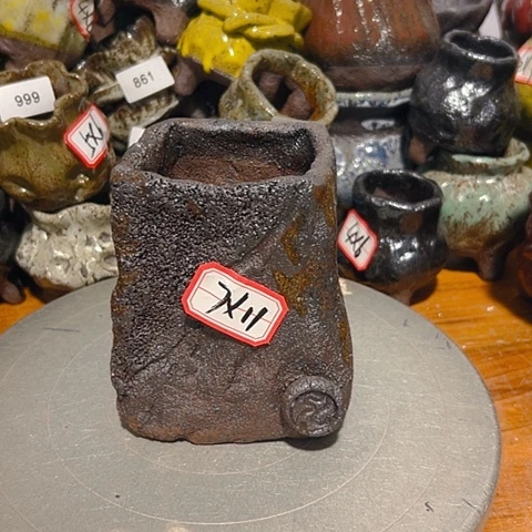 粗陶花盆手工花盆制作就这样